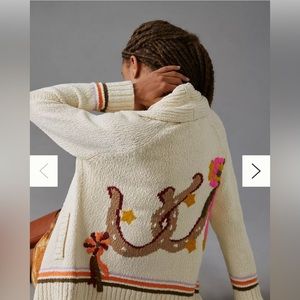 NWOT Anthropologie Duffel Sweater Cardigan